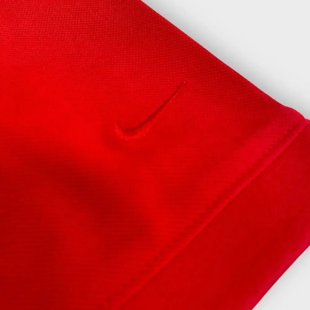 Nike Tiger Woods TW Fist Pump Golf Polo Red Masters DC0347-657 Mens size M New